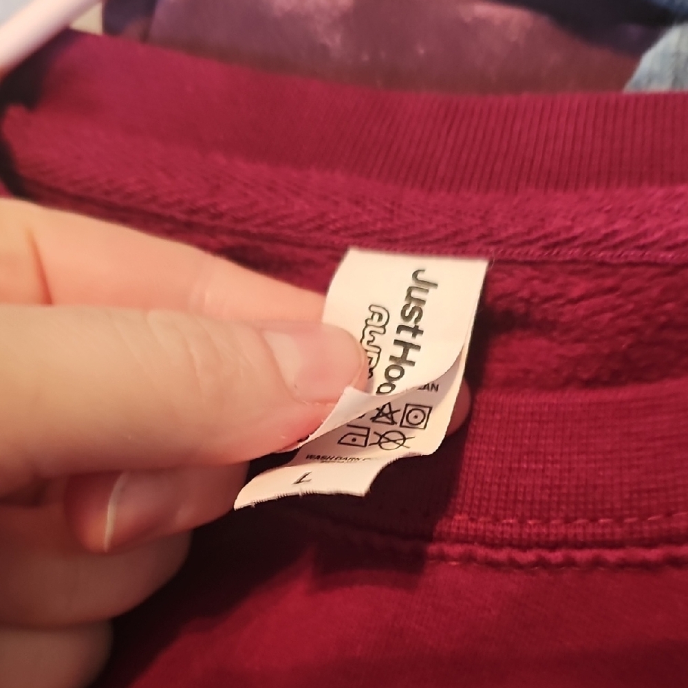 Schrute Farms Burgundy Crew Neck Sweater - Picture 3 of 3